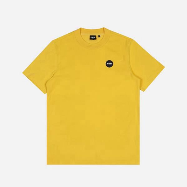 Camisetas Manga Corta Fila Mujer Amarillo - S/S - España 319047VCE